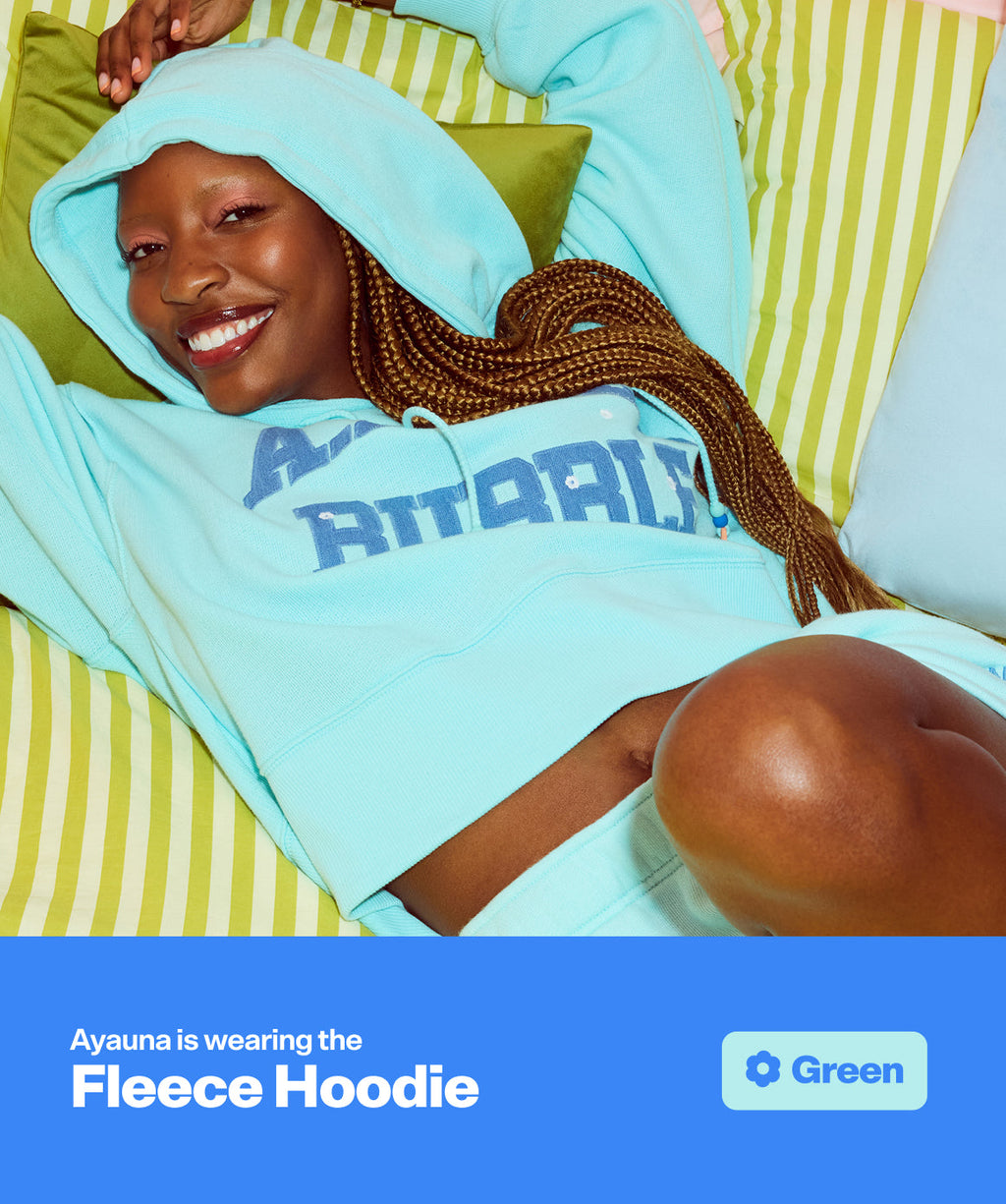 AE x Bubble Fleece Hoodie - Green